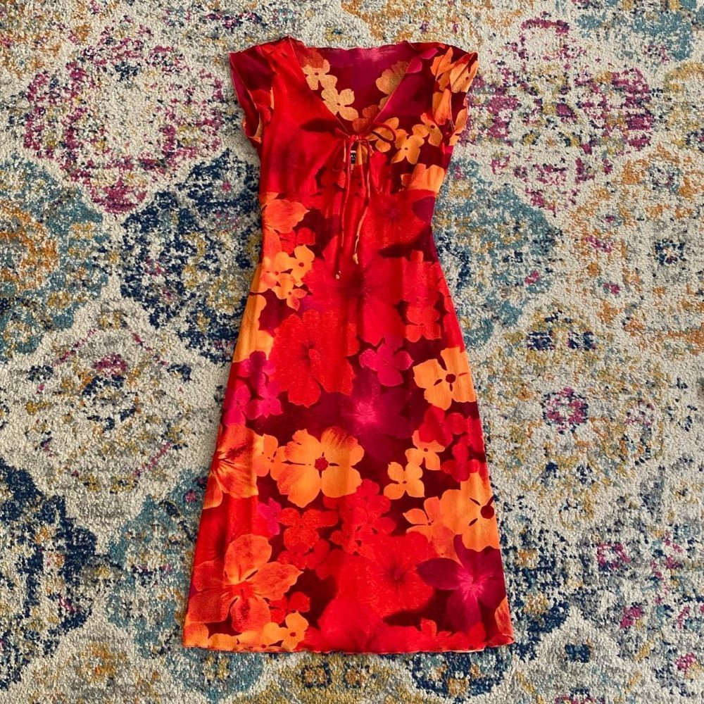 90s Rampage Floral Dress
